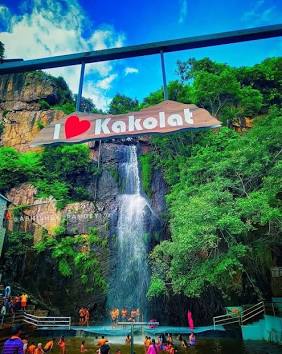 Kakolat Waterfall in Nawada district, AI generated