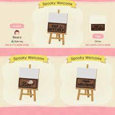 Welcoming The Spooky Season With Some Welcome Mats Animalcrossing Animal Crossing New Animal Crossing Animal Crossing Qr