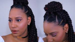 In 2020, box braids are the perfect solution to rocking a protective style while adding plenty of length — you know, just to have a little something to throw over your shoulder. Jumbo Triangle Box Braids Spetra Ezbraid Pre Stretched Braiding Hair Youtube