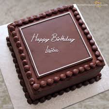 Happy Birthday Laiba Video And Images Square Birthday Cake Happy Birthday Cake Pictures Happy Birthday Cakes