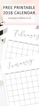 Popsugar Planner Printables Free 2018 Calendar Printable Free Calender Printables