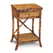 Antique Tortoise Nightstand Antique Tortoise Finished Bamboo Side Table A Statement Piece For The Avid Decorato Antique Bamboo Bamboo Furniture Faux Bamboo