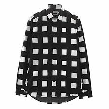 ケンゾー kenzo paris f465ch1001ki k99 チェック シャツ 長袖シャツ slim fit 市松模様 ホワイト ブラック 並行輸入品 richjune 38 kenzo paris ケンゾー http www amazon co jp チェック シャツ 市松模様 長袖シャツ