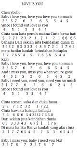 Not Angka I Love You So