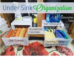 sink ~ organize your kitchen frugally