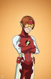 Impulse 2 0 Bart Allen Flash Comics Avengers Coloring Pages Dc Comics Characters
