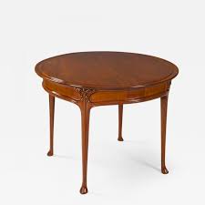 Antique art nouveau walnut coffee table, 1910s for $2,025.00 (7/31/2021). Edouard Colonna French Art Nouveau Side Table By Edouard Colonna