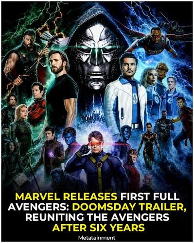 Marvel Studios has officially released the first full trailer for Avengers: Doomsday, bringing together fan-favorite heroes after six years. The action-packed preview has already created massive excitement as fans eagerly await the