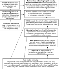 Flow Chart Of The Health Delivery System In Kenya Download