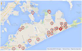 Celebrity Homes Of The Hamptons Custom Google Map Interactive Map The Hamptons