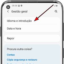 mudar o idioma na Samsung M920 Transform