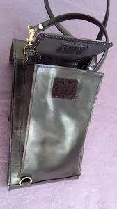 Pochette Cuir Veritable Noir Rectangulaire Porte Cartes Multi Rangements Pochette Cuir Pochette Cuir