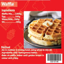 Apa lelucon jika ia disogok dan dikunyah. Resepi Tepung Waffle