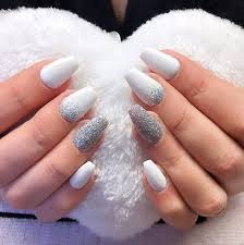 Winter is on the doorsteps. 50 Cute Winter Nails Acrylic Coffin Short Winter Nail Designs And Other Winter Nail Art Designs Gre Christmas Nails Acrylic Winter Nails White Acrylic Nails
