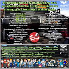 Maybe you would like to learn more about one of these? Lowongan Kerja Mechanic Vertical Motor Sport Bandung Walk In Interview Februari 2019 Info Loker Bandung 2021