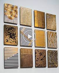 A number of different decorative painting techniques can be. Pin By Morgan Sobin On Montreat Cabin Diy Canvas Wall Art Diy Canvas Art Gold Abstract Painting