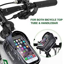 Hommie Bike Handlebar Bag Waterproof Top Tube Bicycle Bag Touch Screen Phone Holder Bag For Smartphone Within 6 Inch Review Handlebar Bag Touch Screen Phones Bicycle