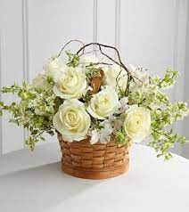 Ftd flowers | surprising your favorite people for 110 years. The Ftd Peaceful Garden Basket Basket Flower Arrangements Small Flower Arrangements Flower Arrangements