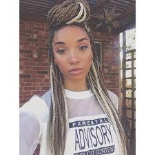 Black And Brown Braids Styles Black Girl With Dark Blonde Box Braids Afro Hairstyle Black Women Inspiration Hair Styles Blonde Box Braids Braided Hairstyles
