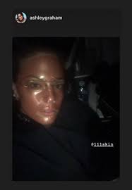 111skin rose gold brightening face mask review: Ashley Graham Uses 111skin Rose Gold Brightening Facial Treatment Mask Shape