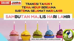 Tema hari anak nasional 2020. Transisi Tahun 1 Sambutan Majlis Hari Lahir Youtube