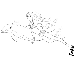 New, printable coloring pages with barbie doll, her boyfriend ken, some friends, and numerous pets are here for you! Online Coloring Pages Coloring Page Barbie And Dolphin Coloring Pages For Girls Download Print Coloring Page
