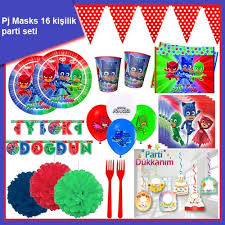 Pj Mask Parti Konsepti Panosundaki Pin