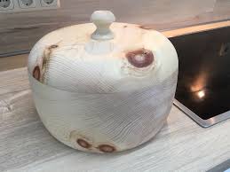 Handarbeit Brotdose Brottopf Aus Zirbe Einzelstuck Zirbe Gedrechselt Ebay Drechseln Zirben Holz Drechseln