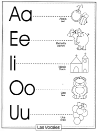 El cuaderno de actividades para infantil recopila 50 fichas con ejercicios diseñados para trabajar la atención, los conceptos básicos, la grafomotricidad, la orientación espacial y los números. Resultado De Imagen Para Vocales Animales Para Colorear Vocales Para Colorear Actividades De Lectura Preescolar Ejercicios De Silabas