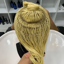 Only apply dye from the middle of a strand to the bottom. Well This Looks Interesting Capping Technique For Blonde Transformations