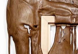 Melted Wood Sculptures By Bonsoir Paris I Thought These Looked Really Cool Because Of The Melting Effect Just Thin Wood Sculpture Wooden Sculpture Sculptures