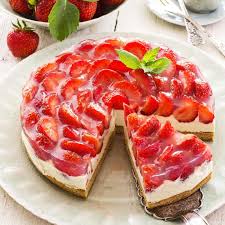 Praktischerweise ist der kuchen nicht ganz so. Erdbeerkuchen Mit Vanillepudding Brigitte De