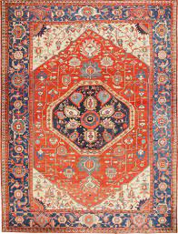 Large Antique Persian Heriz Serapi Rug 48849 Nazmiyal Antique Rugs