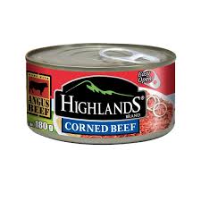 Boiled water plays an essential role in canning corned meat. Highlands Corned Beef Easy Open Can 180g Davao Groceries Online