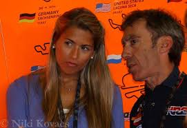 For the footballer, see dani pedrosa (footballer). Dani Pedrosa S Girlfriend Yvette Amescua
