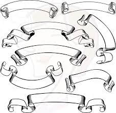 Banner Ribbon Svg Retro Scroll Clipart Victorian Digital Banners Vector Graphics Free Commercial Use 10185 Banner Clip Art Digital Banner Vintage Ribbon Banner