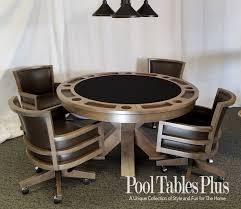 Heritage flip top 2 in 1 game table. Pool Table Chair Set Off 53