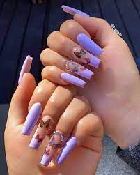 30 Beautiful Easter Nails Acrylic Spring The Best Design Unhas Roxas Unhas Coloridas Unhas Brilhosas