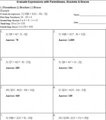 From evaluate expressions puzzle to evaluate expressions worksheet, quickly find worksheets that inspire student learning. Parentheses Brackets And Braces In Math Expressions Easier Version The Teachers Cafe