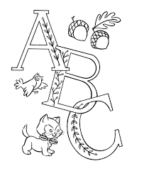 Free printable coloring pages for uppercase and lowercase letters for kids. Abc Coloring Pages For Kindergarten Novocom Top
