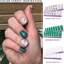 Christmas And Holiday Manicure In 2020 Color Street Nails Color Street Holiday Manicures