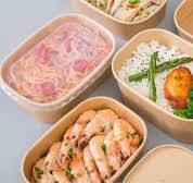 Compostable Disposable Rectangular Kraft Paper Bowl Square ...
