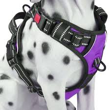 No Pull Dog Harness Reflective Vest Harness Front Back 2