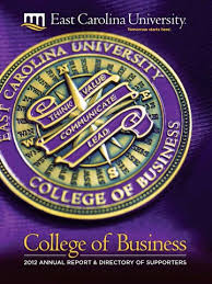 College of Business Annual Report 2012 by East Carolina University