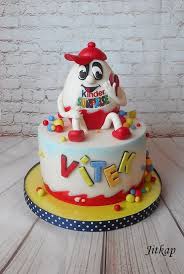 Kinder Surprise By Jitkap Birthday Cake Decorating Birthday Cake Kids Kinder Egg Cake