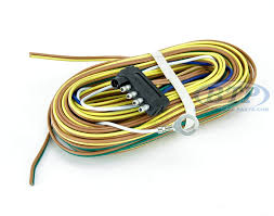 Wiring kits & safety cables. Boat Trailer Light Wiring Harness 5 Flat 35ft To Re Wire Trailer Lights And Disc Brakes