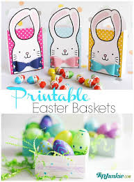 Fourteen free printable easter egg sets of various sizes to color, decorate and use for various crafts and fun easter activities. 29 Paper Easter Basket Ideas Free Printables Tip Junkie