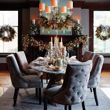 Barclay Tufted Dining Chairs Set Of Two Frontgate Round Dining Room Tufted Dining Chairs Dining Room Table Centerpieces