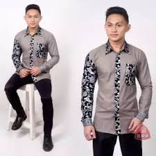 70 model baju batik kombinasi brokat polos sifon batik kombinasi yang dipadukan ke dalam baju koko pria muslim ternyata menjadi daya tarik tersendiri jika pada umumnya. Model Baju Batik Pria Kombinasi Polos Lengan Panjang Jualan Online Lazada