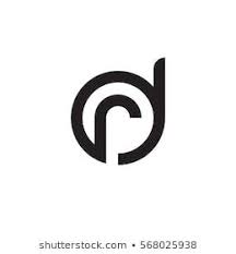 Black And White Letters Logo Initial Letter Logo Dr Rd R Inside D Rounded Lowercase Black Monogram Monogram Logo Negative Space Logos Typography Logo